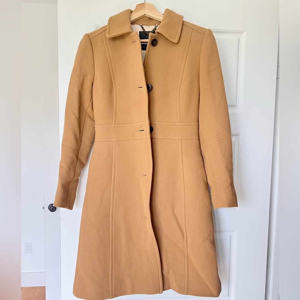 J.CREW WOMEN’S CAMEL COAT
